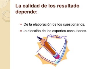  Resultados esperados y usos potenciales