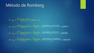Método de Romberg
 