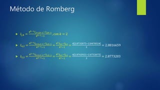 Método de Romberg
 
