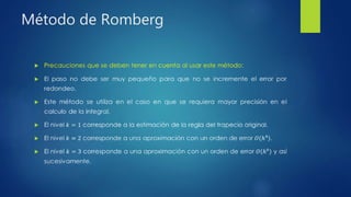 Método de Romberg
 