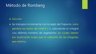 Método de Romberg
 