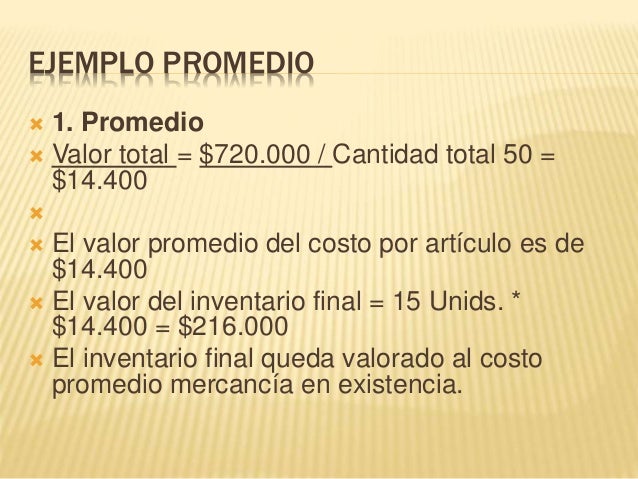 Metodos De Valuacion De Inventarios Peps Ejemplos