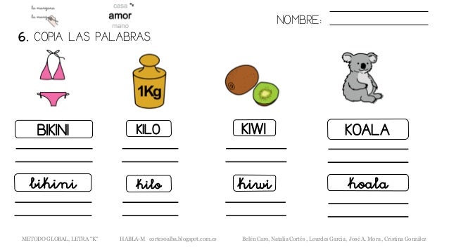 Metodo Global K Arasaac
