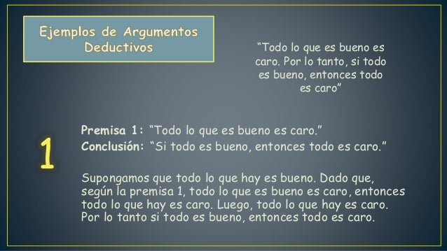Argumento Deductivo
