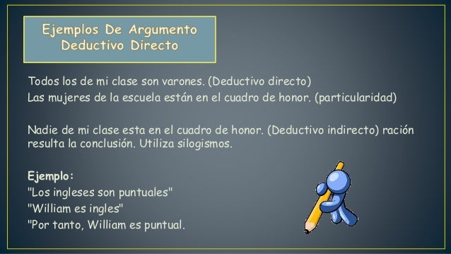 Argumento Deductivo