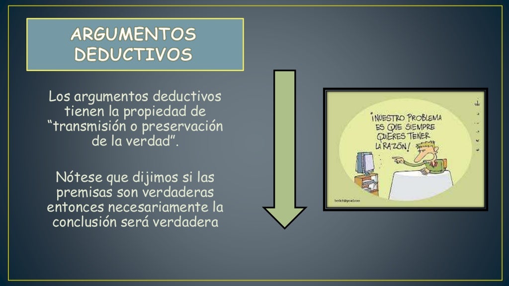 Argumento Deductivo
