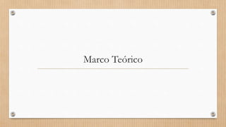 Marco Teórico
 