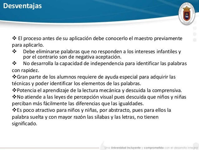Método palabras normales