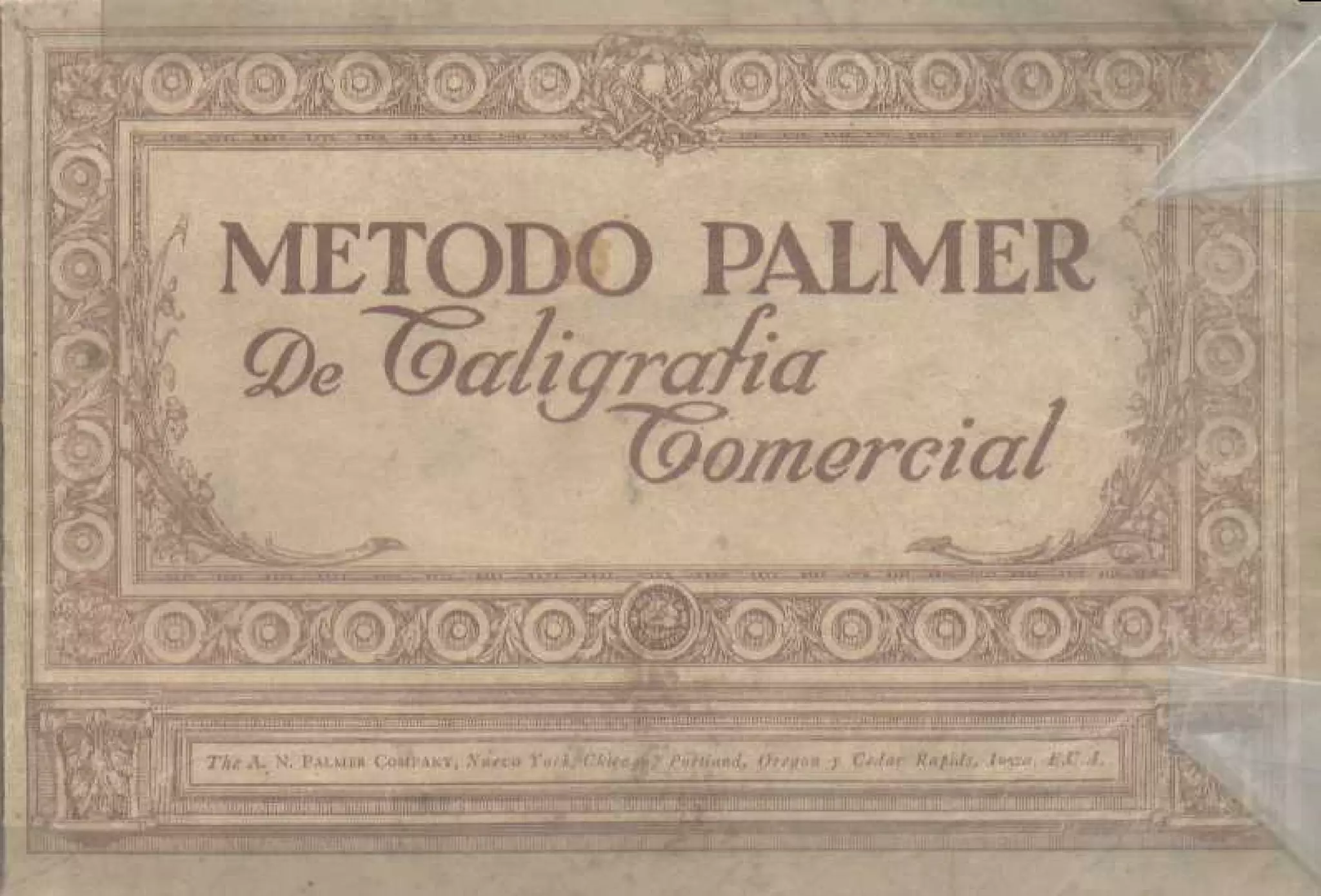 Método Palmer de caligrafía comercial