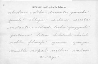 Método palmer de caligrafía comercial