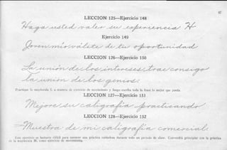 Método palmer de caligrafía comercial