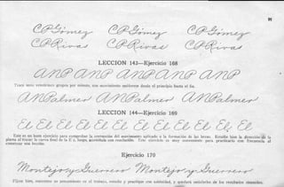 Método palmer de caligrafía comercial