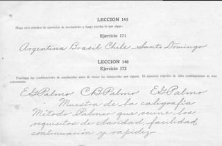 Método palmer de caligrafía comercial