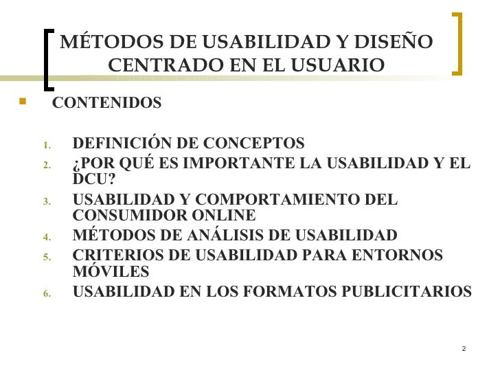 MéTodos De EvaluacióN De Usabilidad MéTodos De EvaluacióN De Usabilidad