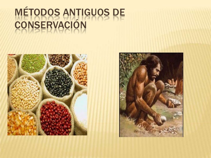 Métodos antiguos de conservación