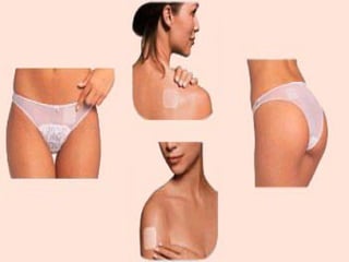    Existem quatro locais para aderir o
    anticoncepcional: braço, paleta (costa
    s), abdômen e acima dos glúteos.
   Polisseni diz que a atriz Deborah Secco,
    por exemplo, até já desfilou com um
    adesivo colado ao braço.
   "Tem gente que nem desconfia que o
    adesivo é um tipo de anticoncepcional e
    pensa que é moda de artista.
   Acaba se tornando uma forma de
    divulgar o método".
 
