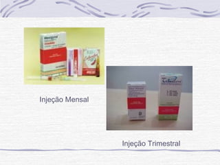 Injeção Mensal
Injeção Trimestral
 