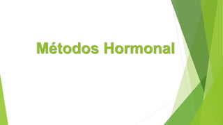 Métodos Hormonal
 