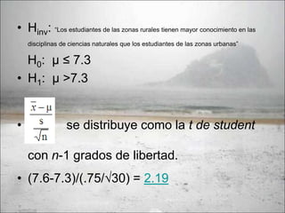 Métodos cuantitativos normal t