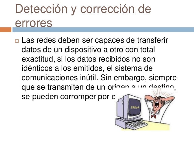 Métodos de detección y corrección de errores