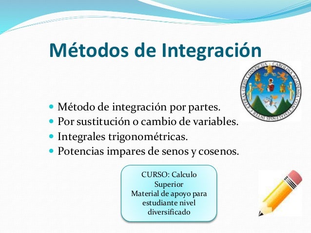 Métodos de integracion