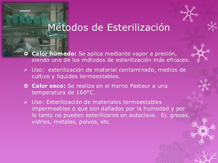 M todos de Esterilizaci n Qu mica y algo m s
