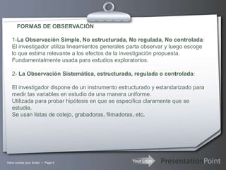 Se observan características y condiciones de los individuos.