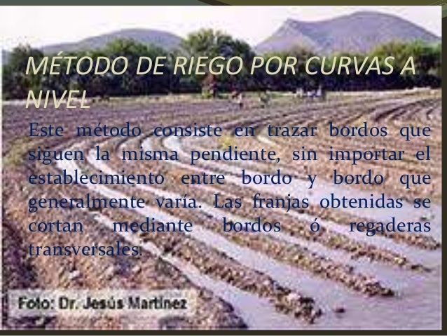 Metodo De Riego Por Curvas A Nivel es.slideshare.net