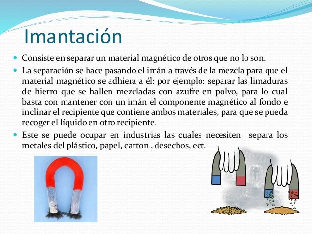 Métodos de separación