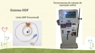 Sistema HDF
Linha HDF Fresenius®
Fornecimento de solução de
reposição online
 