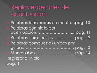 Método SEGA.………………pág.5 