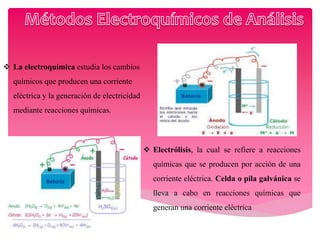 Métodos Electroquímicos de Analisis