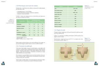 mecânica 5                                                                                                                                                                                                                                CAPÍTULO 1




                                        1.5.4  Material para construção dos modelos                                                                                                                                Tabela 1.2
                                                                                                                                              Material                                 Contração                   Porcentagem de contração
                                        A decisão sobre o material que se deve utilizar na construção dos modelos depende       Aços                                                   1,5% a 2,0%                 de alguns metais.
                                        de vários fatores, como:
                                                                                                                                Ferro fundido cinzento                                    0,8%
                                            •	 quantidade de peças a serem fundidas;
                                            •	 precisão dimensional necessária e acabamento superficial;                        Ferro fundido dúctil                                   0,8% a 1,0%
                                            •	 tamanho e formato do fundido.
                                                                                                                                Alumínio 355 e 356                                        1,5%
                                        A tabela 1.1 mostra uma comparação entre as características mais importantes            Alumínio 13                                               1,0%
                                        dos materiais utilizados em modelos.
                                                                                                                                Cobre – cromo                                             2,0%
                       Tabela 1.1
                                                                                             Material para modelo               Bronze ao estanho                                         1,0%
                   Comparação das
                                                    Característica
                   características de                                          Madeira         Alumínio   Aço       Plástico    Bronze ao silício                                         1,0%
             materiais para modelos.
                                            Usinabilidade                           E              B       R           B        Bronze ao manganês                                        1,5%

                                            Resistência ao desgaste                 P              B       E           R        Bronze ao alumínio                                        1,5%

                                            Resistência mecânica                    R              B       E           B

                                            Peso1                                   E              B       P           B       1.5.6  Ângulos de saída
                                            Possibilidade de reparos                E              P       B           R       O ângulo de saída é o ângulo que se dá às paredes laterais do modelo para poder
                                                                                                                               extraí-lo do molde de areia.
                                            Resistência a:	 corrosão2               E              E       P           E
                                            	               inchamento2             P              E       E           E       A figura 1.12 esquematiza os problemas provocados no molde quando não há
                                        1
                                         Como fator de fadiga do operador.
                                                                                                                               ângulo de saída no modelo.
                                        2
                                         Pelo ataque de água.
                                        Legenda: E = Excelente; B = Bom; R = Regular; P = Pobre.
                                                                                                                                                                                                                   Figura 1.12
                                                                                                                               Numericamente, o ângulo pode variar entre 0,5° a 2° e, em alguns casos, como
                                                                                                                                                                                                                   Molde sem e com
                                                                                                                               em marcações de machos, chegar a 5°.
                                                                                                                                                                                                                   ângulo de saída.

                                        Muitos modelos são feitos de dois ou mais materiais diferentes. Por exemplo, em
                                        locais de muito desgaste, podemos inserir aço em um modelo de madeira.
                                                                                                                                                                                                 Ângulo de saída
                                        1.5.5  Contração de solidificação
                                        Todo metal ou liga fundido, ao passar de estado líquido a estado sólido, sofre
                                        contração. A contração pode ser classificada de duas maneiras: aquela observada
                                        quando o material se resfria ainda no estado líquido (definida como contração
                                        líquida), e aquela observada durante o resfriamento do material já no estado
                                        sólido (definida como contração sólida).
                                                                                                                                                                                        Folga
                                        Para compensar a contração líquida, devem ser previstos massalotes e, para com-                                                       Desgarramento
                                        pensar a contração sólida, o modelo precisa ter suas dimensões um pouco maio-
                                        res que as da peça que se quer obter.

                                        Seguem alguns exemplos (tabela 1.2) da porcentagem de contração de alguns                                                             Erosão

                                        metais que deve ser compensada com aumento dimensional do modelo.

  28                                                                                                                                                                                                                                          29
 