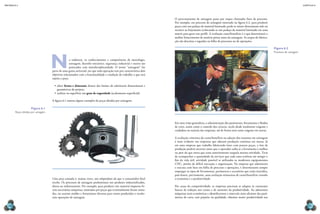 mecânica 5                                                                                                                                                                                                                                                                        CAPÍTULO 6




                                                                                                                                     O processamento de usinagem passa por etapas chamadas fases de processo.
                                                                                                                                     Por exemplo, em processo de usinagem mostrado na figura 6.2, para produzir
                                                                                                                                     peças com um pedaço de material laminado, pode-se usinar diretamente nele ou
                                                                                                                                     recorrer ao forjamento (colocando-se um pedaço de material laminado em uma
                                                                                                                                     matriz para gerar um perfil). A avaliação custo/benefício é o que determinará o
                                                                                                                                     melhor fornecimento de matéria-prima antes da usinagem. As etapas de fabrica-
                                                                                                                                     ção são descritas e seguidas na folha de processos ou de operações.

                                                                                                                                                                                                                                                          Figura 6.2




                                      N
                                                                                                                                                                                                                                                          Processo de usinagem.

                                                      a indústria, os conhecimentos e competências de metrologia,
                                                      usinagem, desenho mecânico, segurança industrial e outros são
                                                      praticados com interdisciplinaridade. O termo “usinagem” faz
                                      parte de uma gama universal, em que toda operação tem por característica dois
                                      objetivos relacionados com a funcionalidade e condição de trabalho a que será
                                      sujeita a peça:

                                       •	 obter forma e dimensão dentro dos limites de tolerâncias dimensionais e
                                          geométricas do projeto;




                                                                                                                                                                                                                       U.S. navy photo by eric s. garst
                                       •	 realizar na superfície um grau de rugosidade (acabamento superficial).

                                      A figura 6.1 mostra alguns exemplos de peças obtidas por usinagem.

                      Figura 6.1
        Peças obtidas por usinagem.




                                                                                                            azharjggt/shutterstock
                                                                                                                                     Em uma visão generalista, a administração dos parâmetros, ferramentas e fluidos
                                                                                                                                     de corte, assim como o controle dos cavacos, oscila desde totalmente exigente e
                                                                                                                                     cuidadosa na maioria das empresas, até de forma nem tanto exigente em outras.

                                                                                                                                     A avaliação criteriosa do custo/benefício na adoção dos insumos em usinagem
                                                                                                                                     é mais evidente nas empresas que adotam produção contínua em massa. Já
                                                                                                                                     em uma empresa que trabalhe fabricando lotes com poucas peças, o lote de
                                                                                                                                     produção poderá encerrar antes que o operador saiba se a ferramenta é melhor
                                                                                                                                     ou pior do que outra que usou anteriormente naquela mesma atividade. Teria
                                                                                                                                     de acompanhar a quantidade de serviços que cada uma realizou até atingir o
                                                                                                                                     fim da vida útil, atividade possível se utilizados os modernos equipamentos
                                                                                                                                     CNC, porém de difícil execução e organização. Na empresa que administra
                                                                                                                                     e executa com base em folha de processo e operações, é determinante sempre
                                                                                                                                     empregar os tipos de ferramentas, parâmetros e acessórios que estão inseridos,
                                                                                                                                     pois houve, previamente, uma avaliação minuciosa de custo/benefício visando
                                      Uma peça usinada é, muitas vezes, um subproduto do que o consumidor final                      a economia e a produtividade.
                                      recebe. Os processos de usinagem predominam nos produtos industrializados,
                                      direta ou indiretamente. Por exemplo, para produzir este material impresso fo-                 Por causa da competitividade, as empresas precisam se adaptar às constantes
                                      ram necessárias máquinas, montadas por peças que eventualmente foram usina-                    buscas de redução nos custos e de aumento da produtividade. Ao adotarmos
                                      das, ou usaram moldes e ferramentas diversas para serem produzidas e recebe-                   máquinas mais econômicas e identificarmos o intervalo mais eficiente dos parâ-
                                      ram operações de usinagem.                                                                     metros de corte, sem prejuízo na qualidade, obtemos maior produtividade nas

  190                                                                                                                                                                                                                                                                                 191
 
