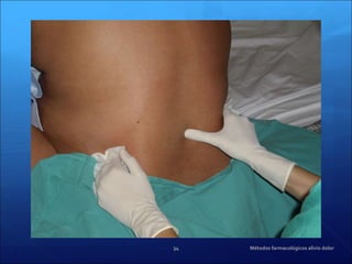 Métodos farmacológicos alivio dolor 