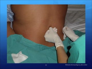 Métodos farmacológicos alivio dolor 