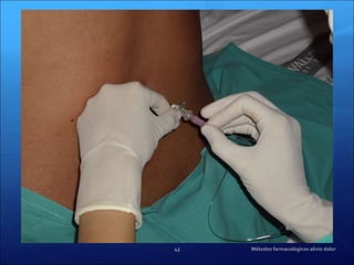 Métodos farmacológicos alivio dolor 