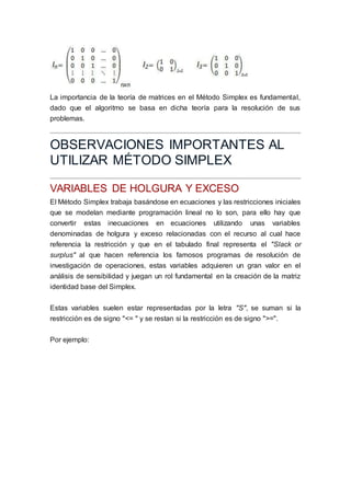 Método simplex | DOCX