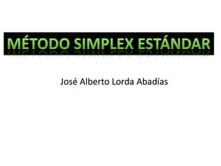 José Alberto Lorda Abadías
 