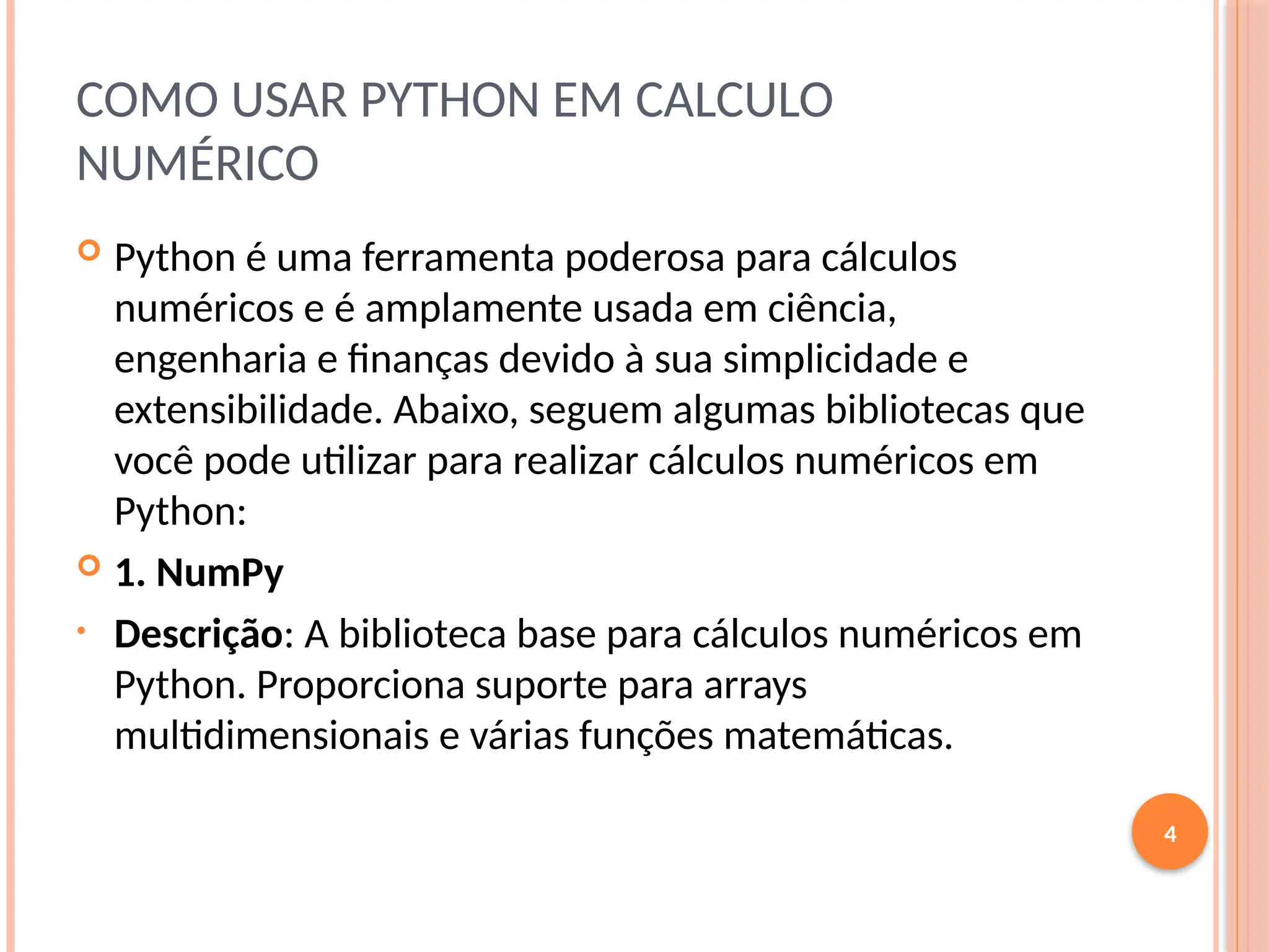 Métodos Numéricos para Engenharia com Python | PPT