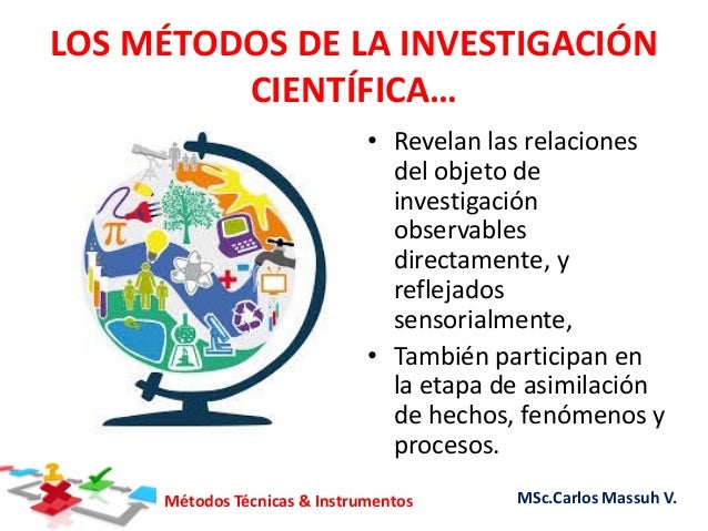 Métodos técnicas e instrumentos