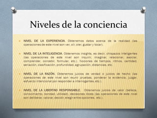 Niveles de la conciencia
 