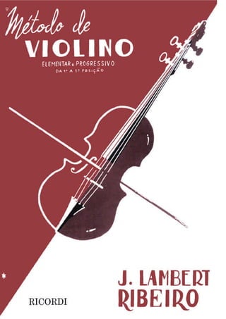 Método violino   lambert ribeiro