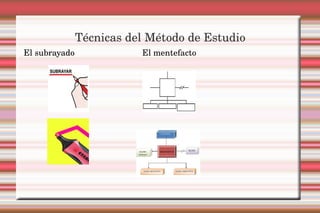 Pasos del Método de estudio 1. Prelectura 2. Lectura Analítica 3. Síntesis 4. Socialización   