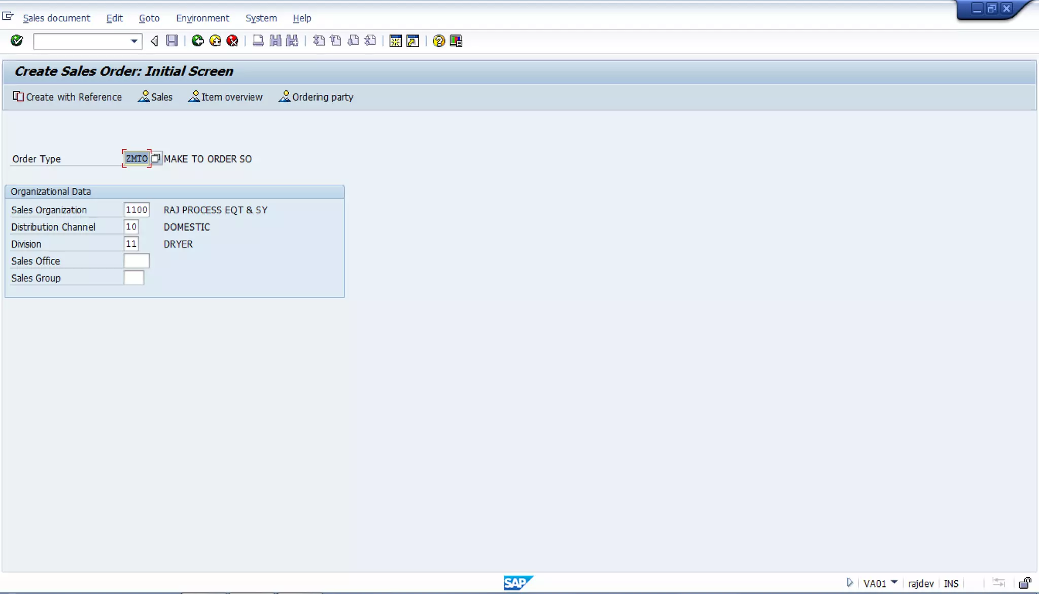 Mto end to end process demo