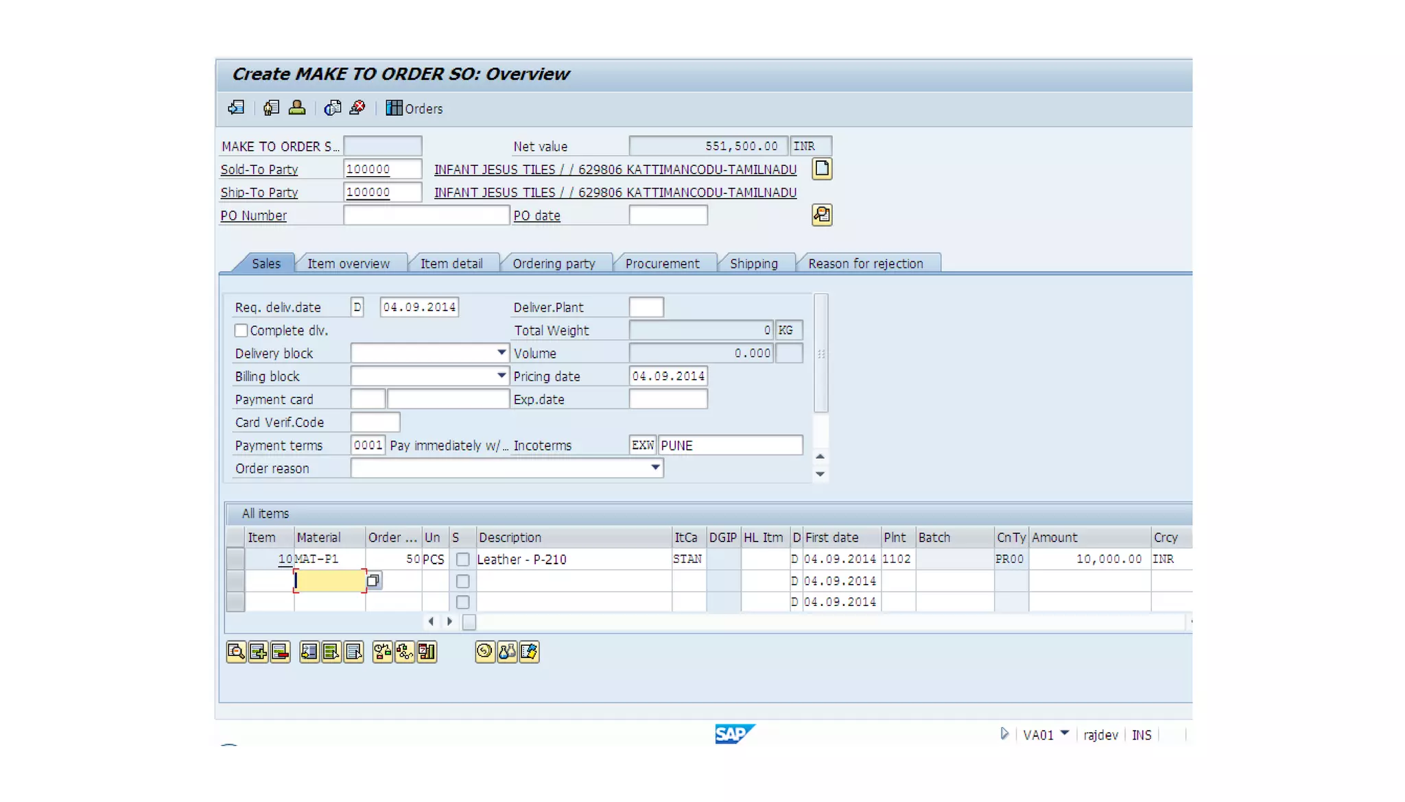 Mto end to end process demo