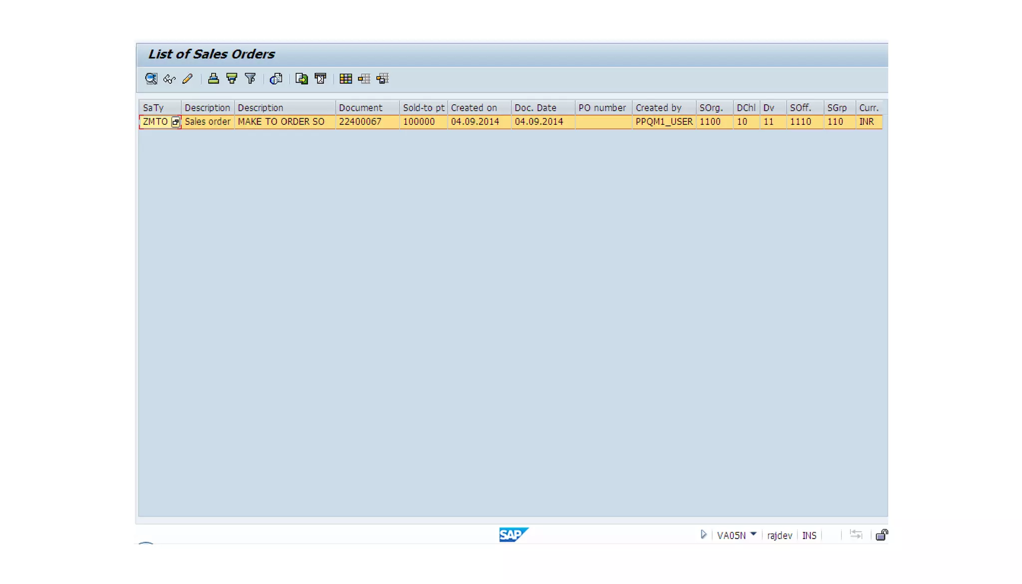 Mto end to end process demo