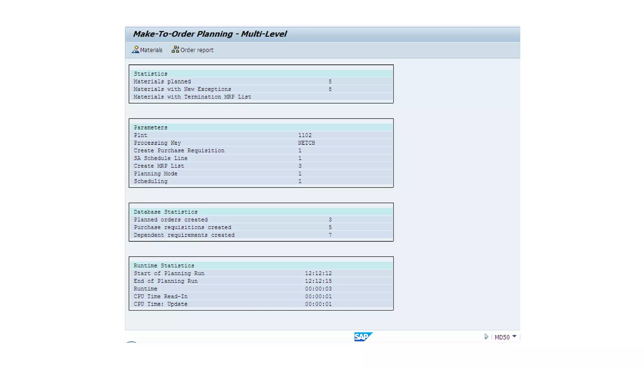 Mto end to end process demo