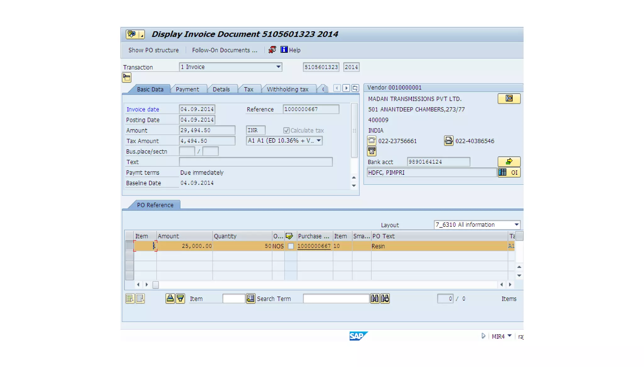 Mto end to end process demo