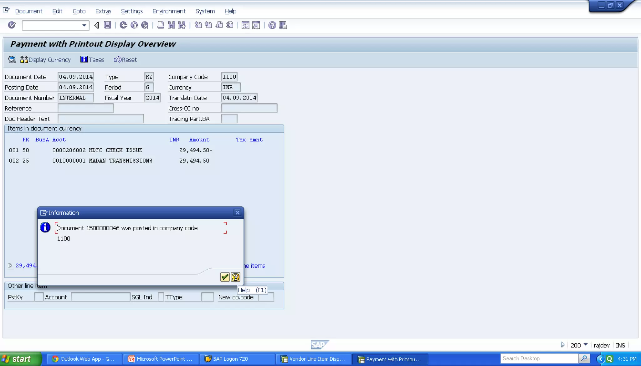Mto end to end process demo